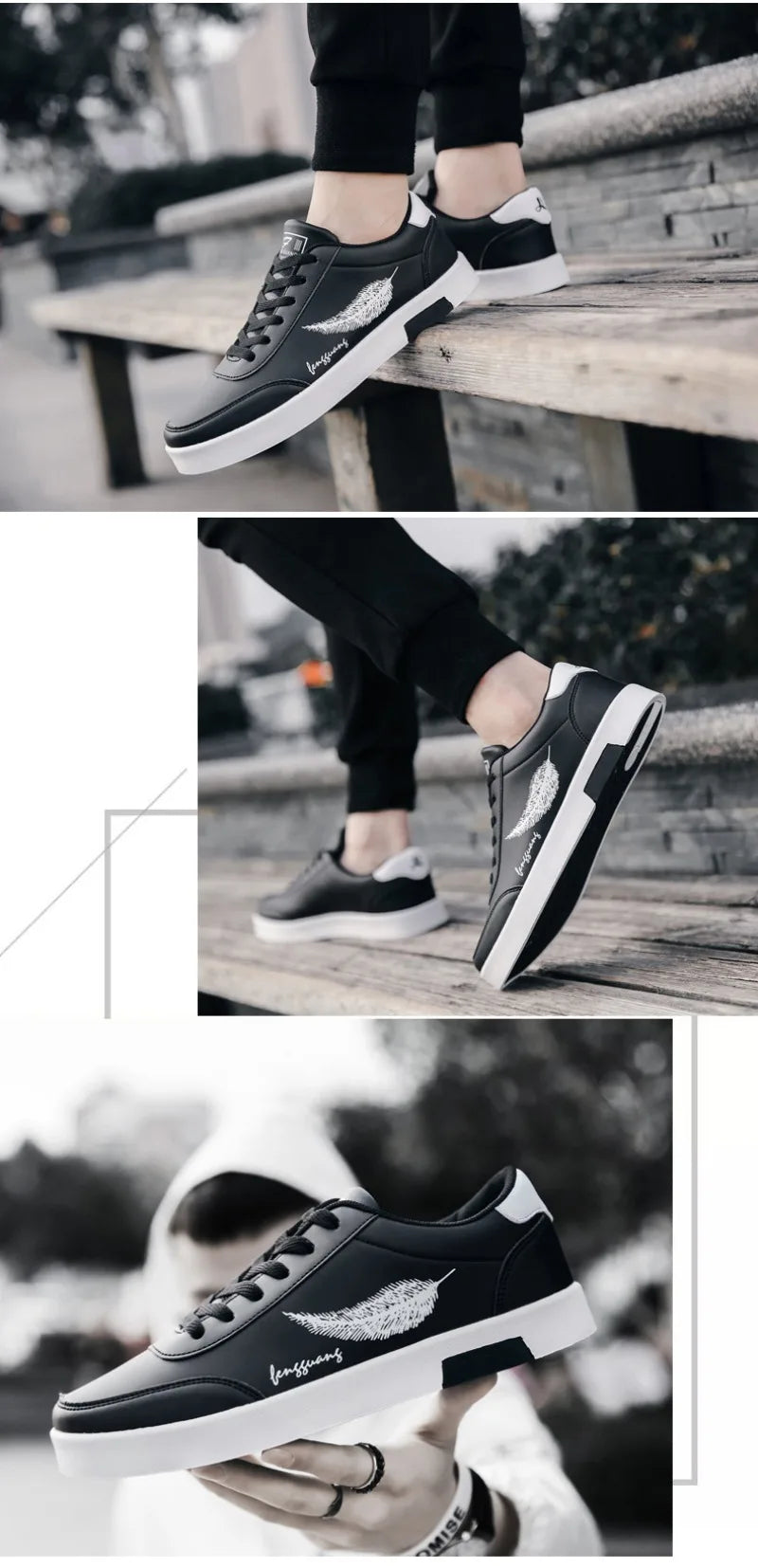 Men's Sneakers Casual Pu Leather Breathable Walking Flat Shoes for Men 2024New Male Tennis Sneaker Soft White Breathable Shoes신발