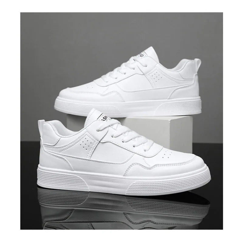 Men's Sneakers Thick Sole White Shoes Trendy Flat Shoes for Men Comfortable Breathable Vulcanized Sneakers Male Designer Shoes44