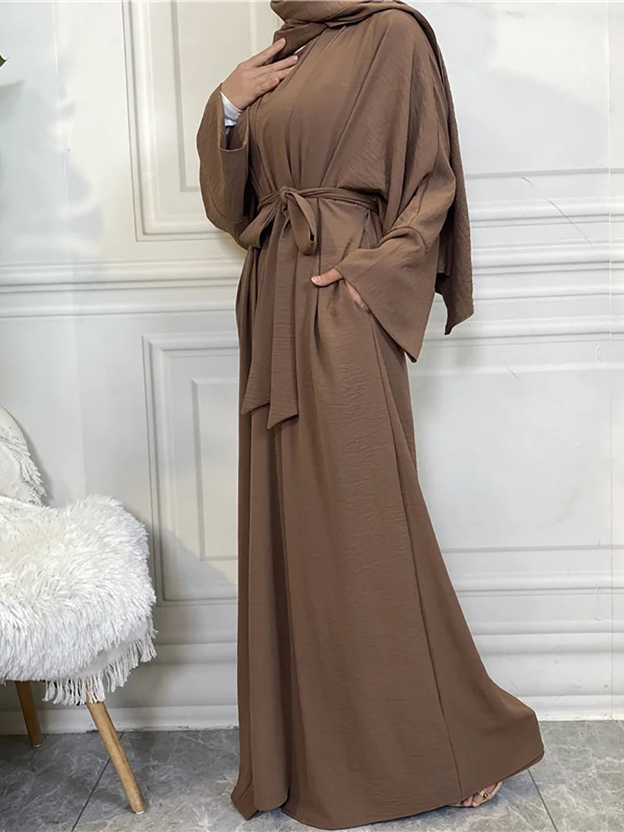 Modest Abayas For Women Muslim Sets Turkey Kaftan Islam Clothing Ramadan Ensembles Musulmans Caftan Marocain Femme Hijab Robe