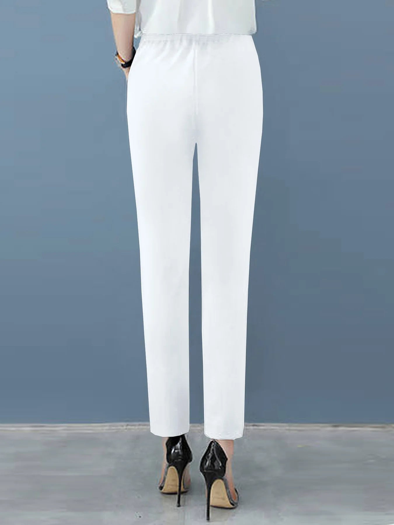 New autumn style slim fit skinny pants drape versatile harem pants casual outer wear trendy nine-point pants for women