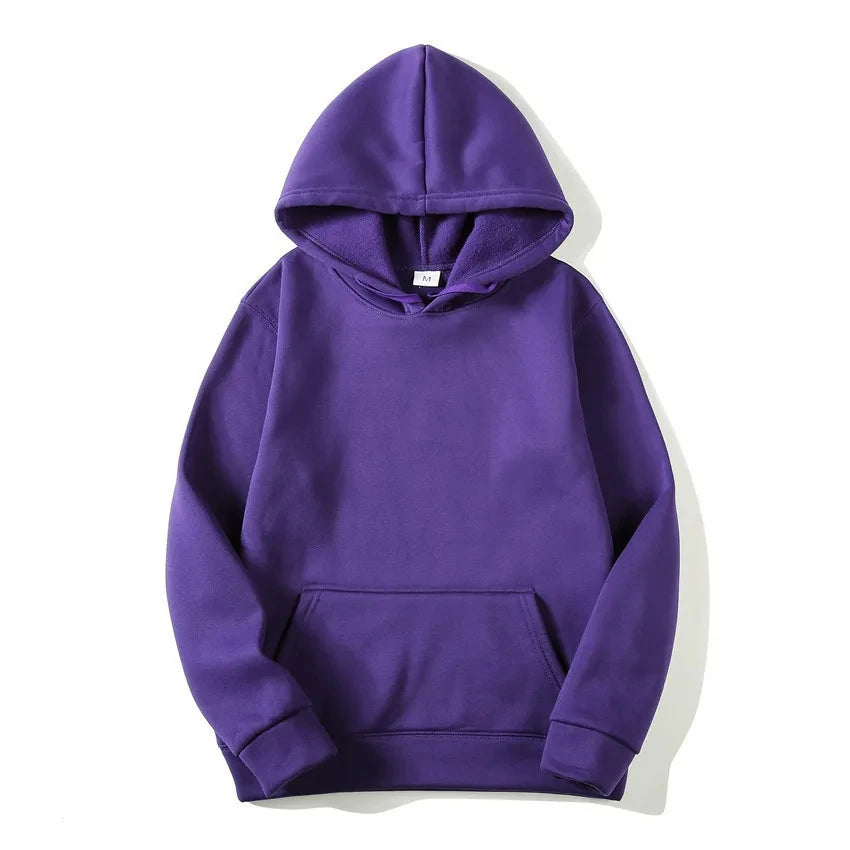 Fashion Men's Women's Hoodies Spring Autumn Winter Casual Hoodies Sweatshirts Men Tops Solid Color Hoodie Sweatshirt Male