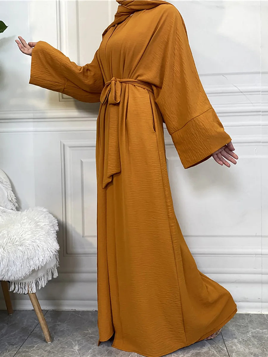 Modest Abayas For Women Muslim Sets Turkey Kaftan Islam Clothing Ramadan Ensembles Musulmans Caftan Marocain Femme Hijab Robe