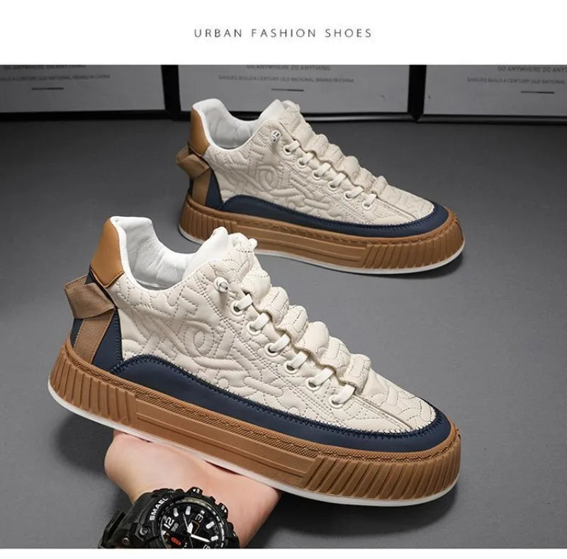 2023 Men's Chunky Sneakers Casual Men Shoes Fashion Light Non-slip Luxury Brand Shoes For Men Vulcanize Shoes Zapatos De Hombre