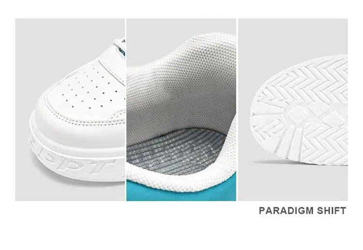 Men's Fashion Shoes for Men New Skateboard Shoes Platform Casual Sneakers Trend Design Patchwork Mesh Men Shoes Tenis Masculino