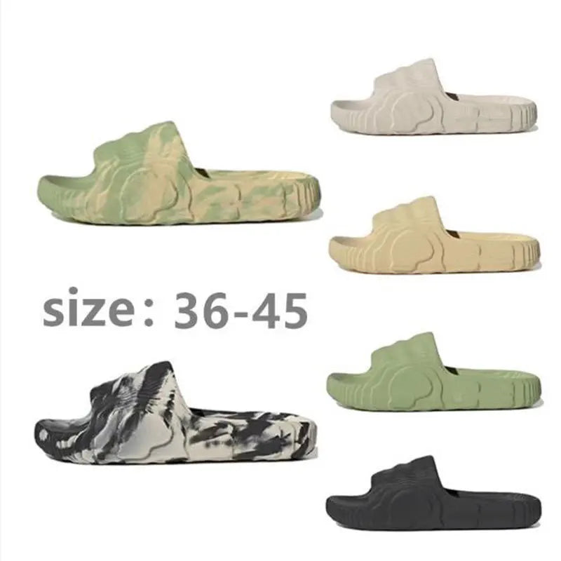 Soft Home Slippers Couple Summer Indoor Skid Proof Bathroom Slippers Sandals Hotel Solid Color Men Women Flip Flops Flat Shoes