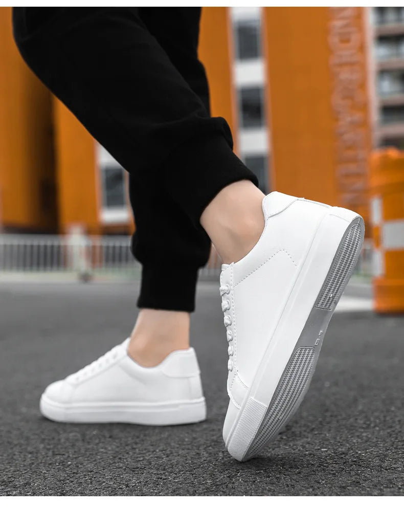 Black Men's Casual Shoes Style Trend Shoes Autumn New Fashion Casual Sneakers for MenNon-slip Lightweight Comfort Flats Shoes