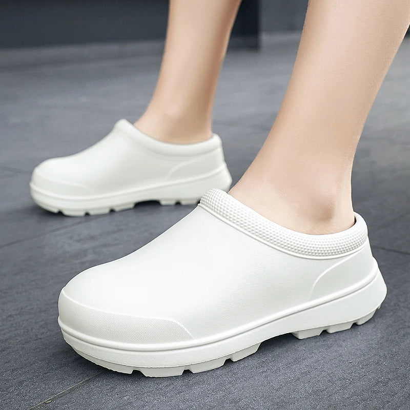 2024 Men Women EVA Chef Shoes Non-slip Waterproof Oil-proof Shoes Comfortable Workers shoes High-quality Outdoor Safety shoes