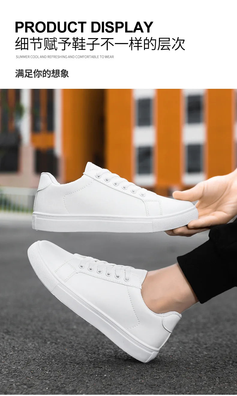 Black Men's Casual Shoes Style Trend Shoes Autumn New Fashion Casual Sneakers for MenNon-slip Lightweight Comfort Flats Shoes