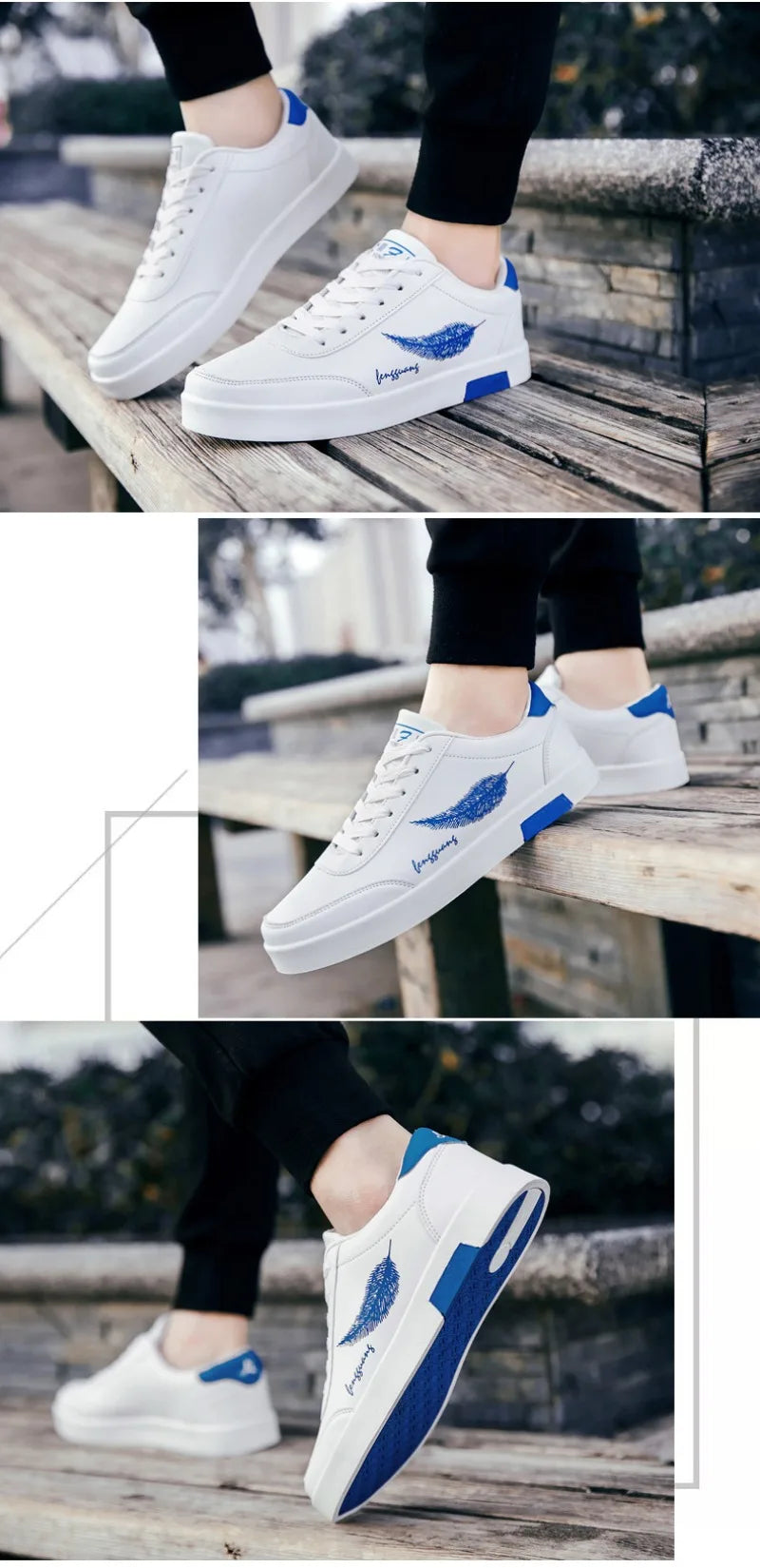 Men's Sneakers Casual Pu Leather Breathable Walking Flat Shoes for Men 2024New Male Tennis Sneaker Soft White Breathable Shoes신발