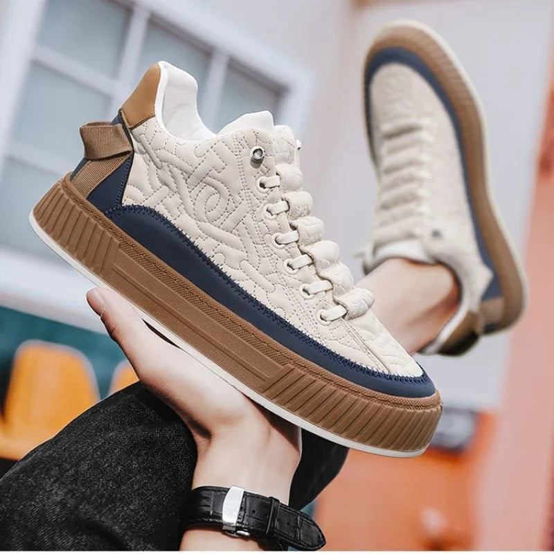 2023 Men's Chunky Sneakers Casual Men Shoes Fashion Light Non-slip Luxury Brand Shoes For Men Vulcanize Shoes Zapatos De Hombre