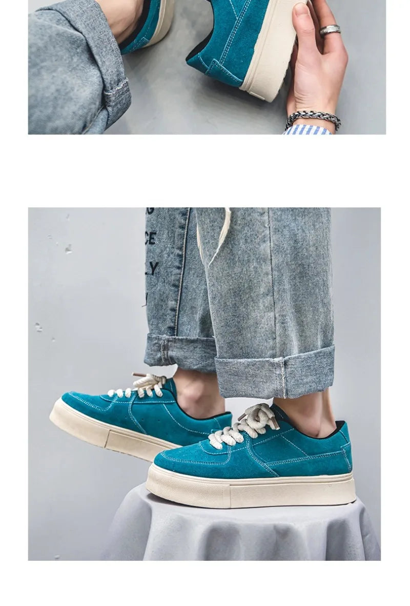 2024 Men Sneakers Fashion Fall New Canvas Shoes Classic Breathable Canvas Casual Shoes Pattern Lace Up Vulcanized Shoes For Men