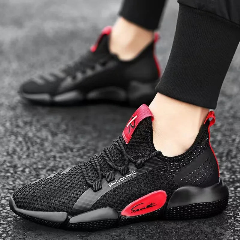 Male Sneakers Simple Mens Running Shoes Spring Outdoor Non-slip Mens Shoes Zapatos Para Hombres Breathable Men's Casual Shoes