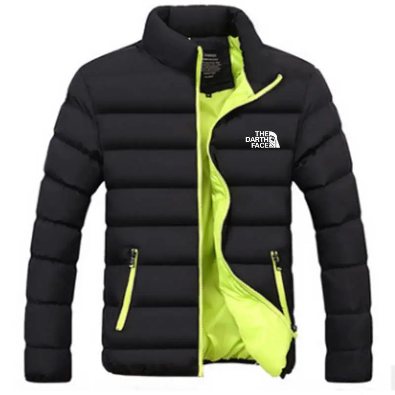 2024 New Fashion Trendy Men's Premium High Collar Winter Jacket end Casual Slim Fit Trend