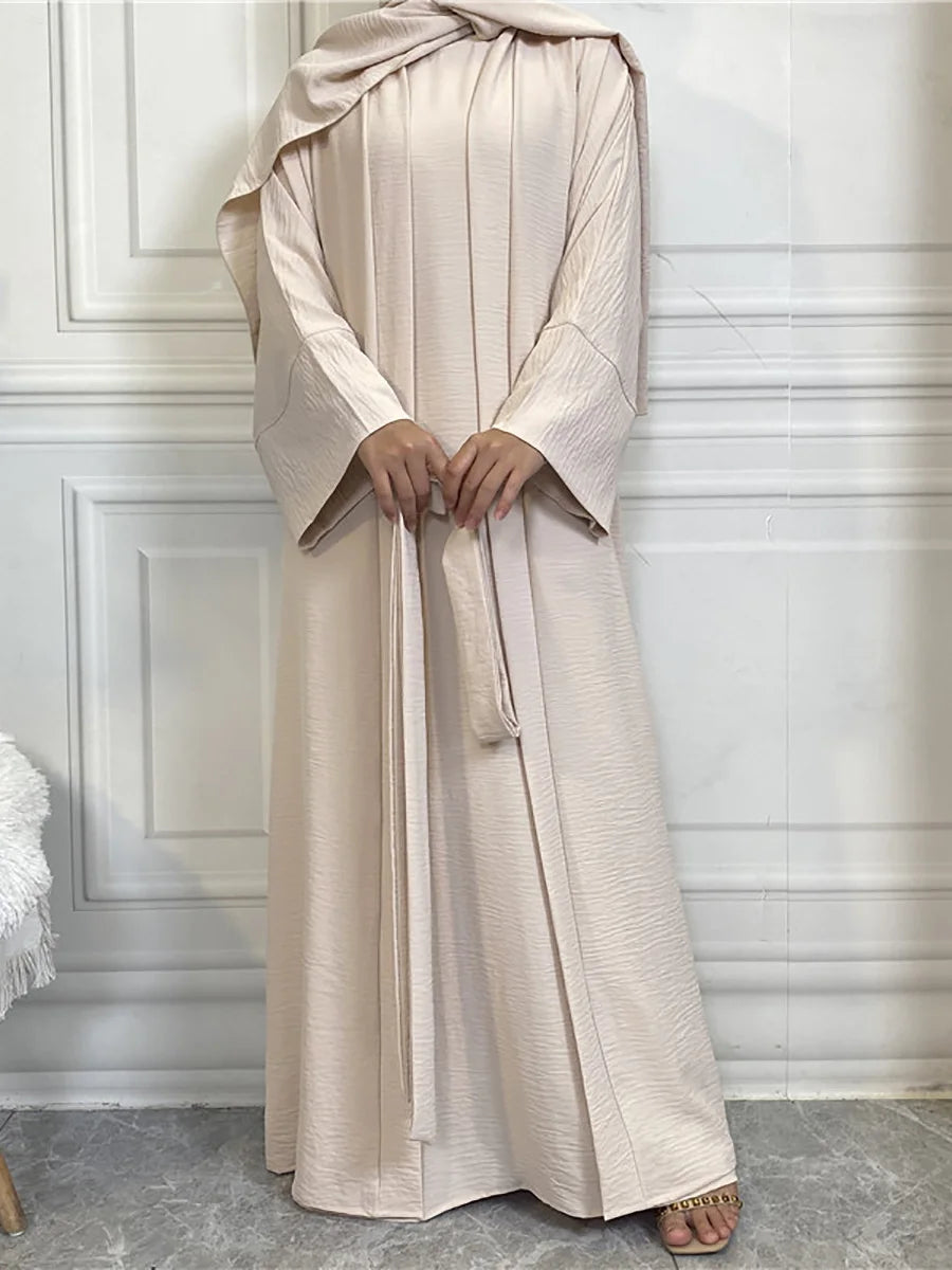 Modest Abayas For Women Muslim Sets Turkey Kaftan Islam Clothing Ramadan Ensembles Musulmans Caftan Marocain Femme Hijab Robe