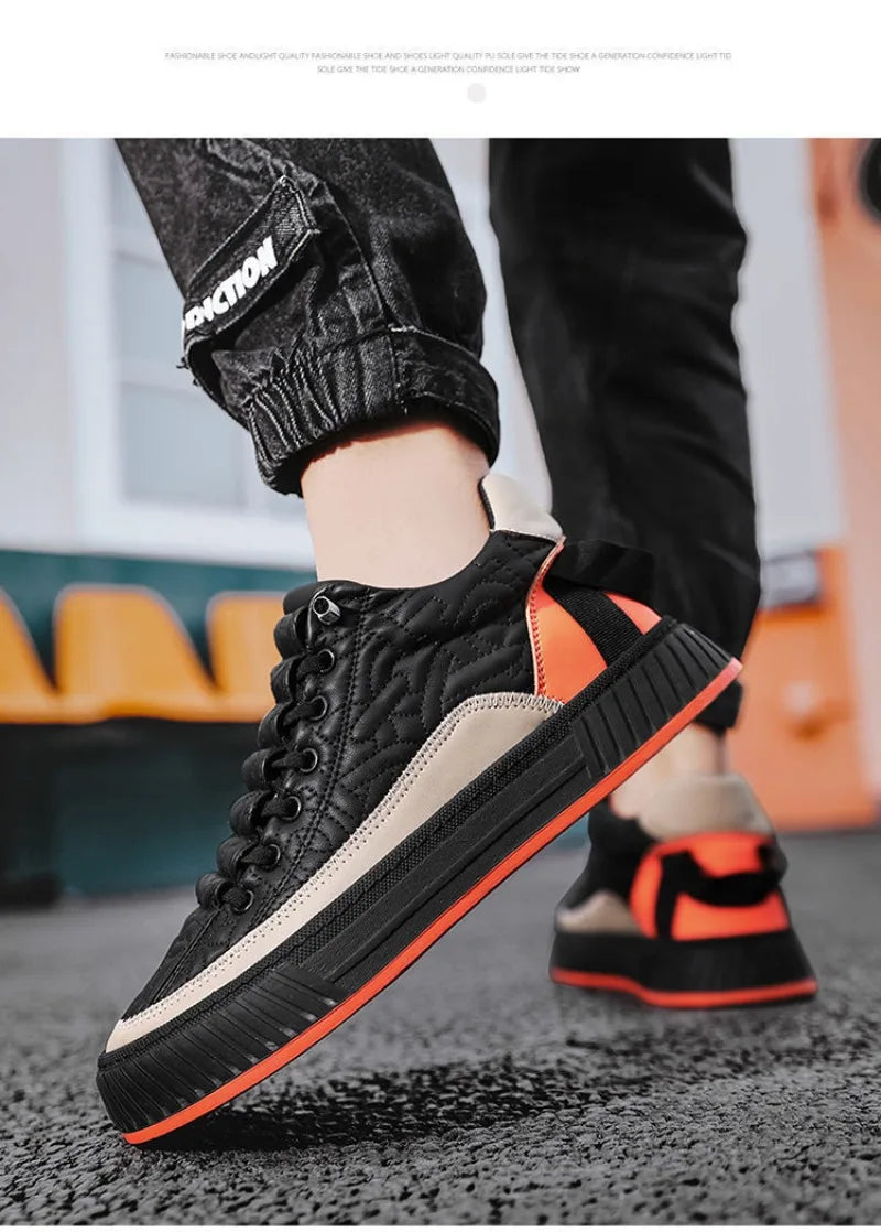 2023 Men's Chunky Sneakers Casual Men Shoes Fashion Light Non-slip Luxury Brand Shoes For Men Vulcanize Shoes Zapatos De Hombre