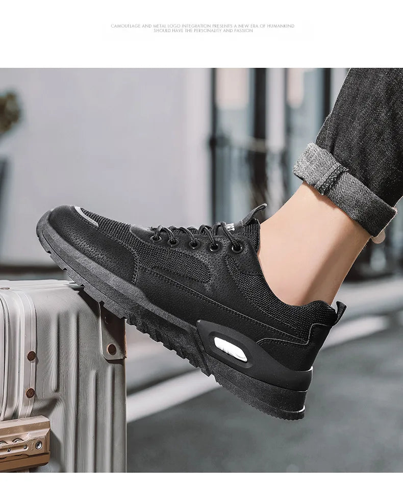 2023 Shoes Men Casual Sneakers Spring Summer Running Shoes Breathable Sports Shoes Fashion Suede Platform Tenis Masculino