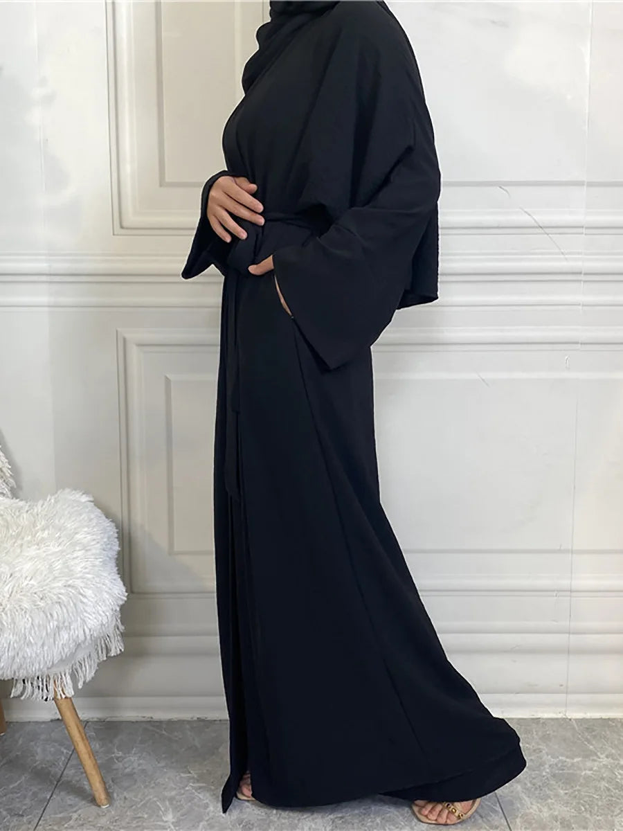 Modest Abayas For Women Muslim Sets Turkey Kaftan Islam Clothing Ramadan Ensembles Musulmans Caftan Marocain Femme Hijab Robe