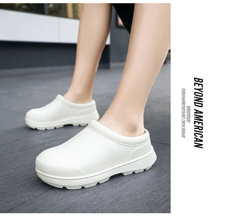 2024 Men Women EVA Chef Shoes Non-slip Waterproof Oil-proof Shoes Comfortable Workers shoes High-quality Outdoor Safety shoes