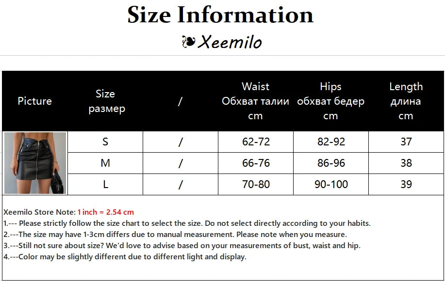 Candyhot Sexy Y2K PU Leather Zipper Casual Skirt Chic Multi Zip Fashion Slim Hip Skirts Summer Club Party High-waist Mini Dress