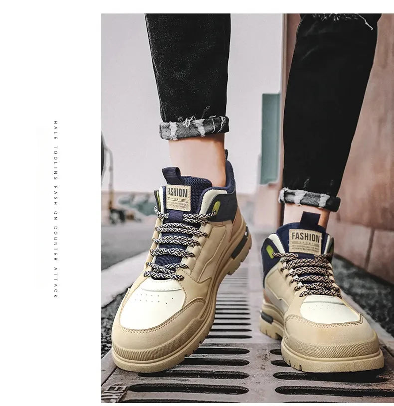 Sneakers Men Casual Autumn Vulcanized Shoes Male Walking Sport Shoes Outdoor Sneakers Male Sneakers Soft Sole Walking Shoes