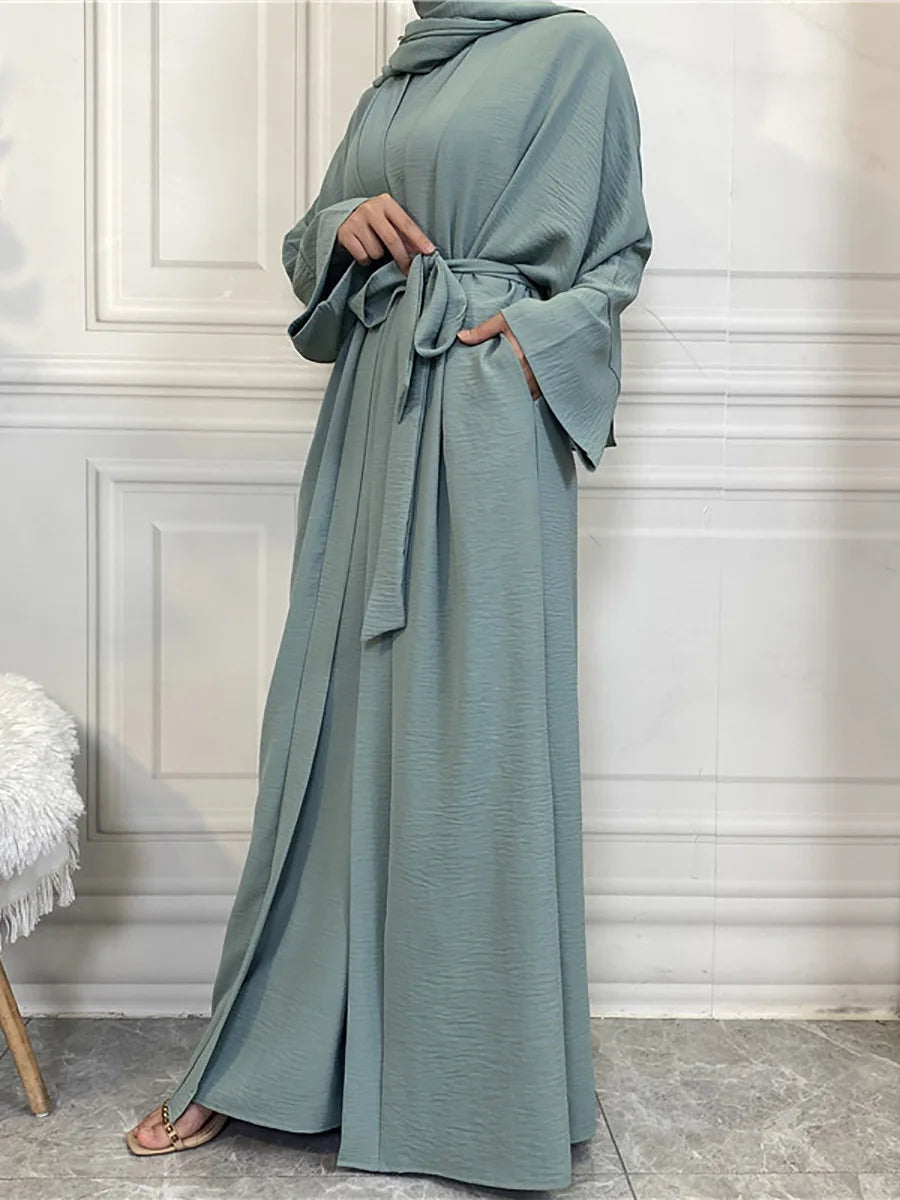 Modest Abayas For Women Muslim Sets Turkey Kaftan Islam Clothing Ramadan Ensembles Musulmans Caftan Marocain Femme Hijab Robe