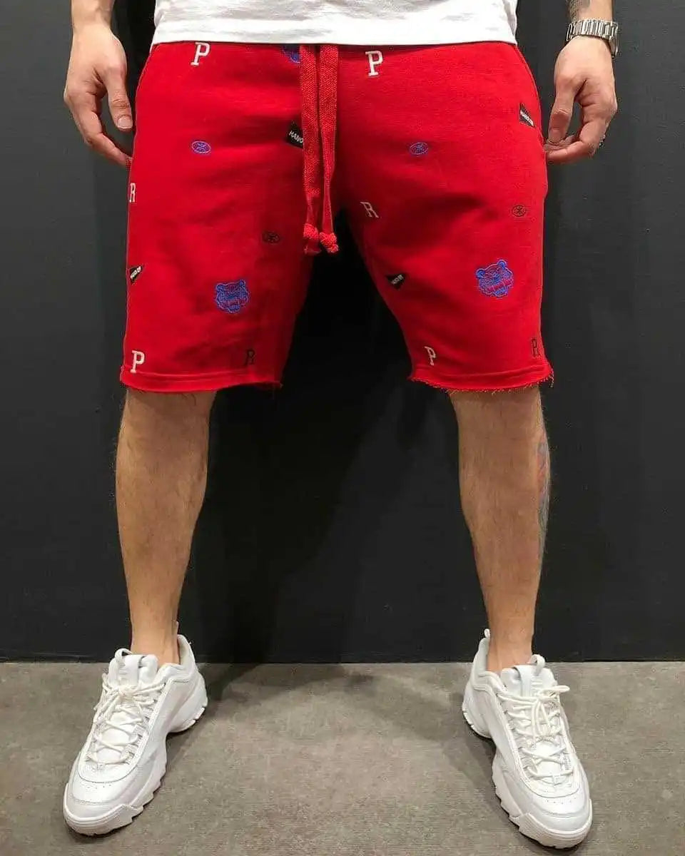 New Fitness Joggers Men Shorts Summer Relaxed Fit Breeches Bermuda Casual Short Pants Stick Social Cargo Men Fashion Shorts 2023