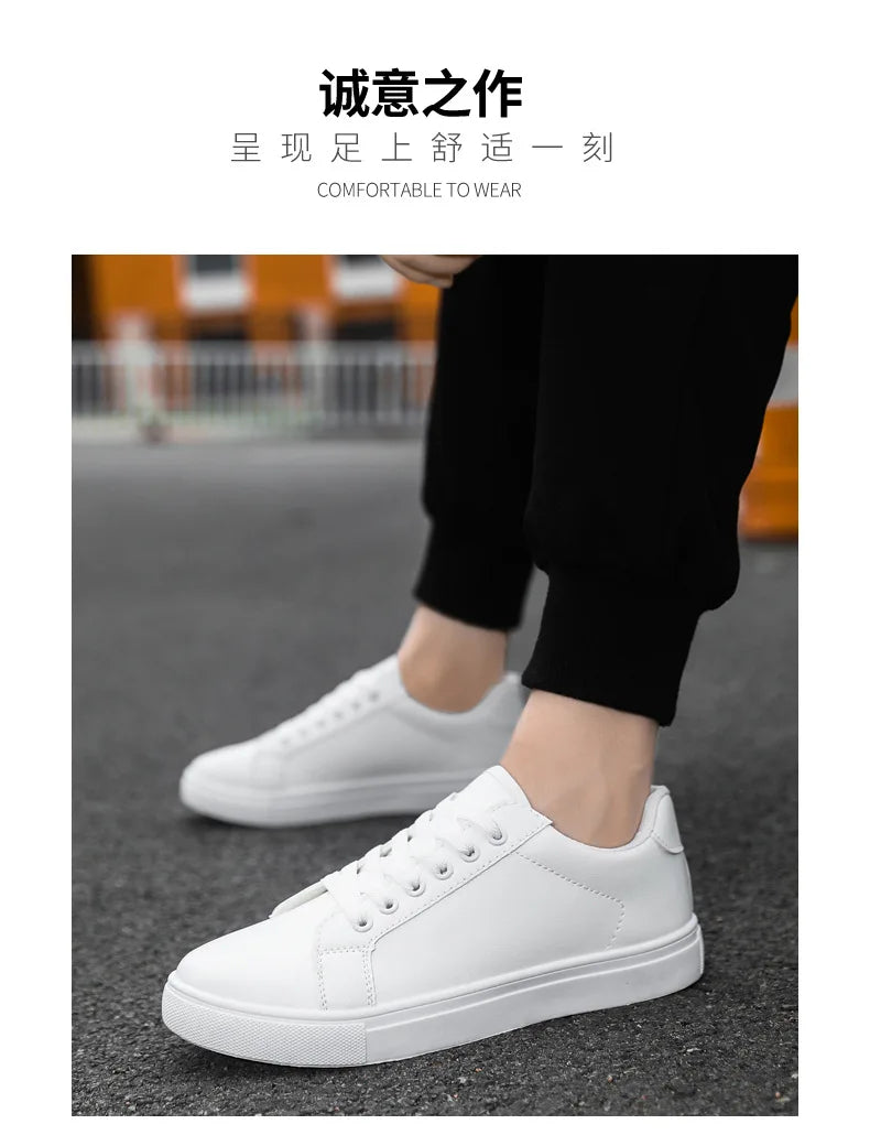 Black Men's Casual Shoes Style Trend Shoes Autumn New Fashion Casual Sneakers for MenNon-slip Lightweight Comfort Flats Shoes