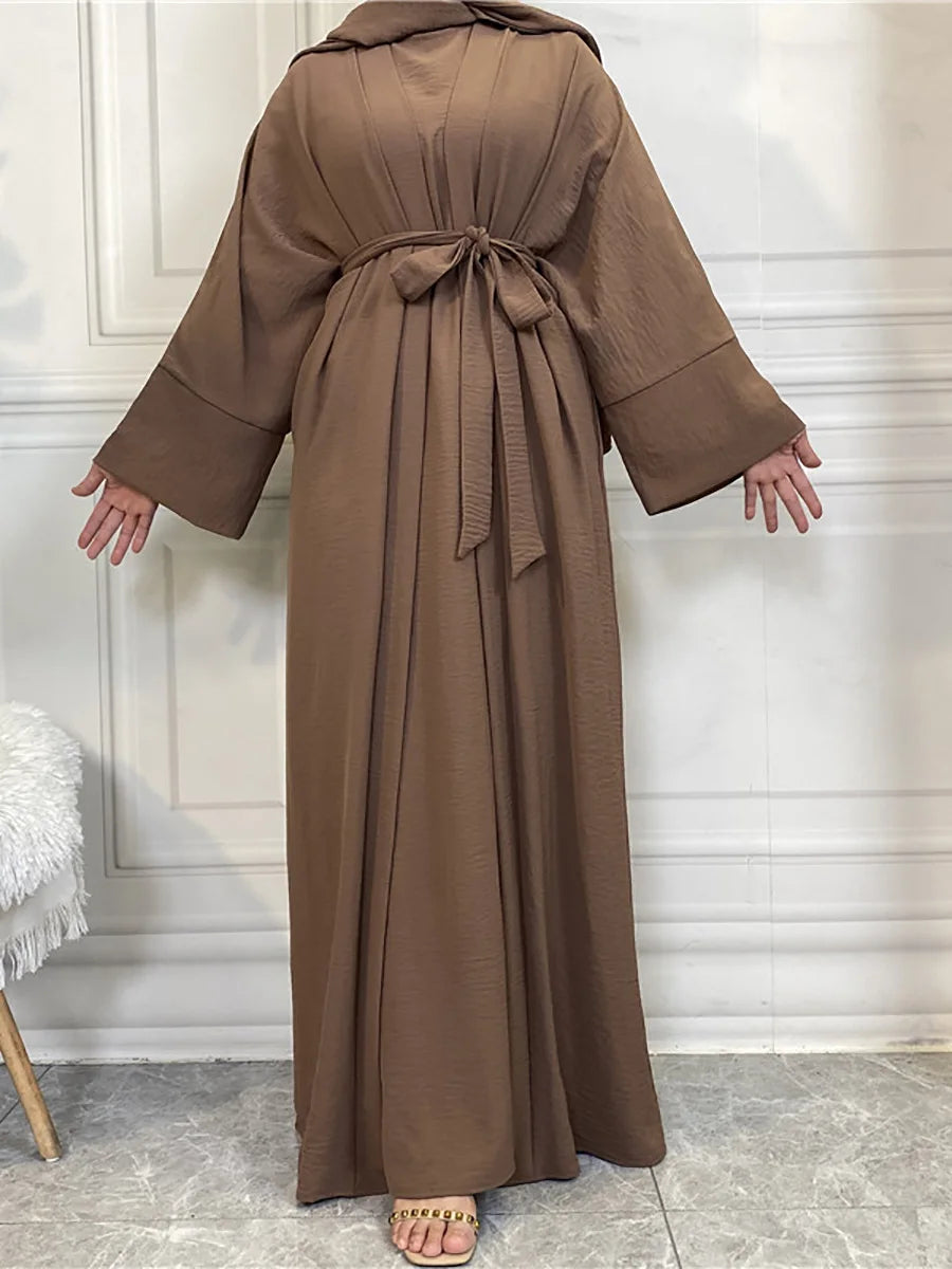 Modest Abayas For Women Muslim Sets Turkey Kaftan Islam Clothing Ramadan Ensembles Musulmans Caftan Marocain Femme Hijab Robe