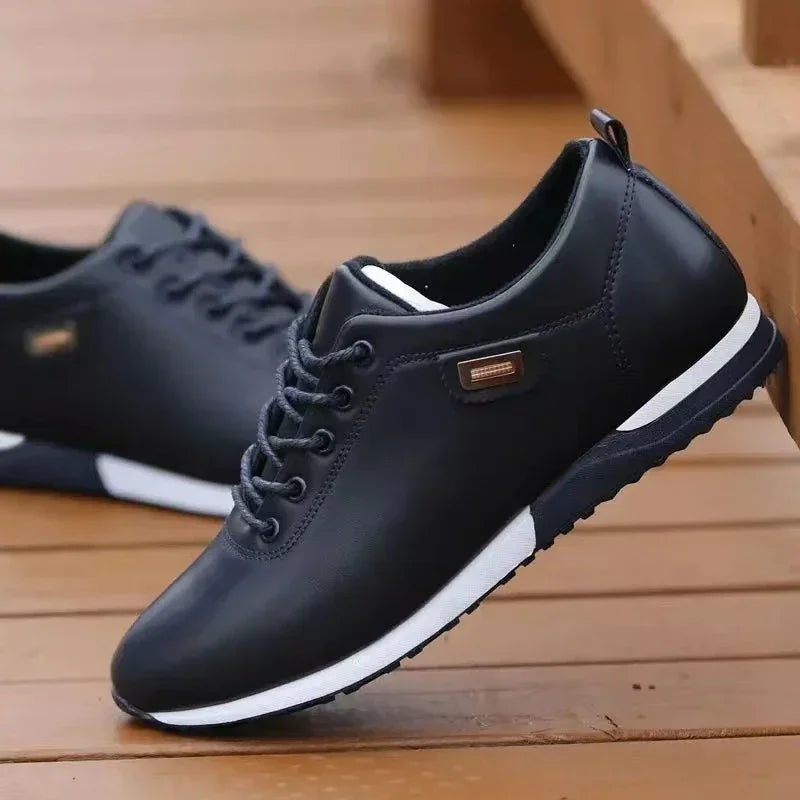 Brand Men's Casual Shoes PU Leather Business Men Shoes Warm Man Board Shoes for Men Outdoor Casual Sneakers Sapatos Masculinos