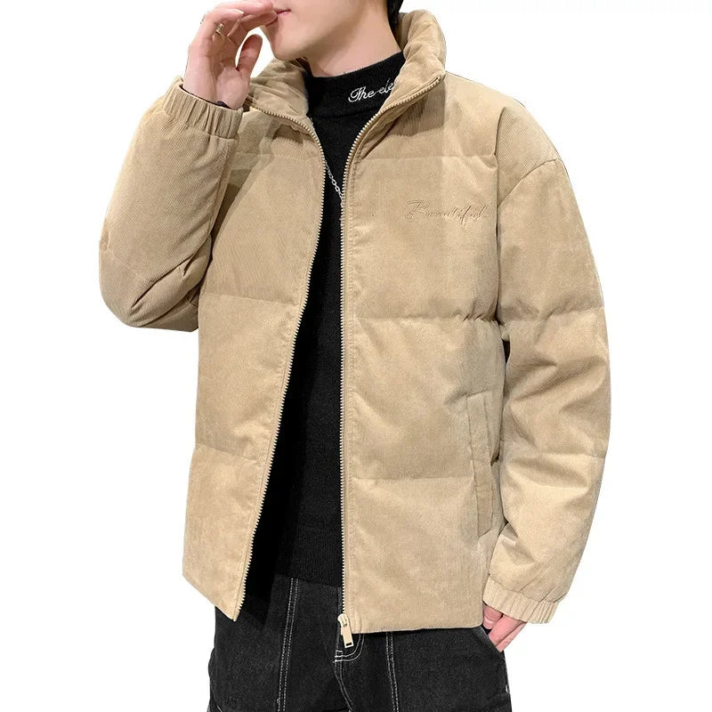 2024 New Winter Mens White Duck Down Jacket Coats Fashion High Quality Male Ski Warm Coats