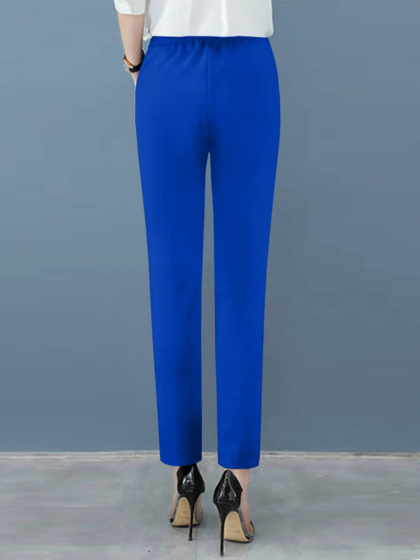 New autumn style slim fit skinny pants drape versatile harem pants casual outer wear trendy nine-point pants for women